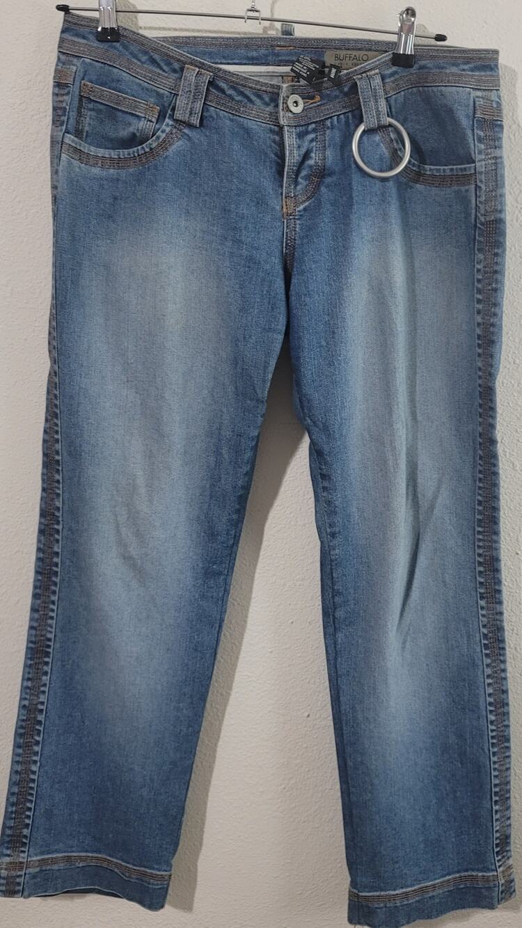 Buffalo David Bitton Stone Washed Nadine Women's Denim Jeans 32 Relaxed Fit